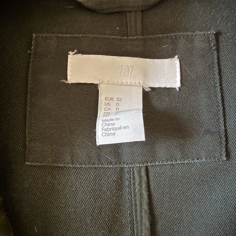 H&M Dark Green Utility Jacket for Women - Picture 3 of 3
